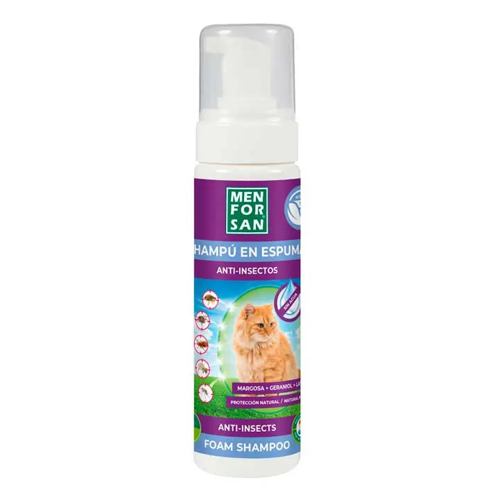 Menforsan Champu Espuma Anti-Insecto Para Gato 200ML - 1