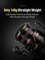 Carrete De Pesca Ultraligero KINGDOM Micro Fly pro Con 8+1 Engranajes Sellados Ratio De Engranajes 5.2:1 Arrastre Máximo 8KG 160g Para Agua Dulce Y Salada - details 1