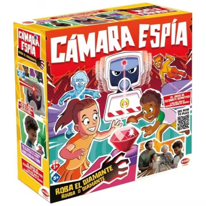 Juego De Estrategia Y Habilidad Para Niños De 3 + Años Bizak Cámara Espía Roba El Diamante - 1