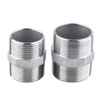 Conector De Tubo Reductor De Hombre Doble En Acero Inoxidable 304 1/2" Para Juntas De Tubería BSPT Mecánicas Dn10 Dn15 Dn25 - details 3