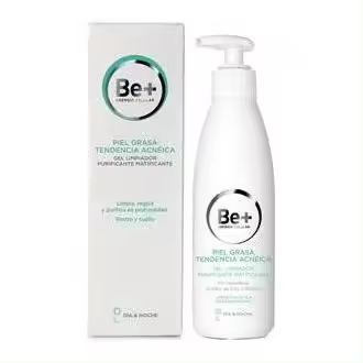 Be+ Gel Limpiador Purificante Matificante Piel Grasa, 200 Ml - 1
