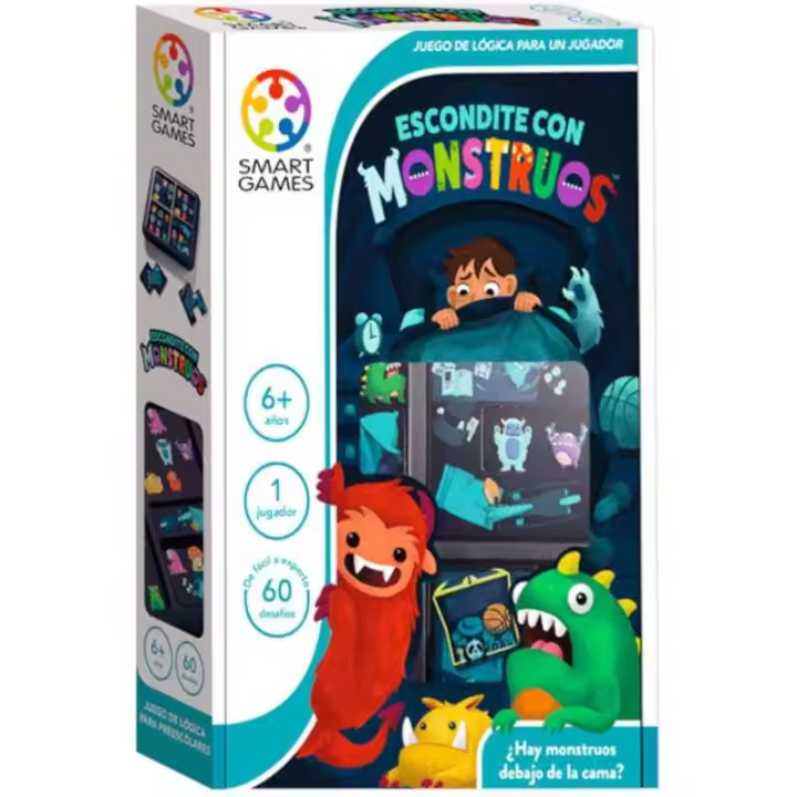 Juego de Mesa Escondite con Monstruos - Retos Smart Games - 1