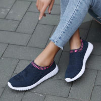 Zapatillas De Correr Para Mujer Ultra Ligeras Y Grandes Con Punta Abierta Moda Deportiva Transpirables Tejidas En Aire Con Suela De Goma Talla Fija - details 7