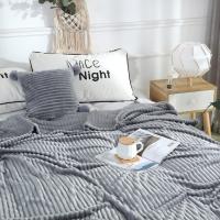 Manta De Terciopelo Coral Super Suave Falsa Peluca De Algodón Poliéster Para Sofá Cama Rectangular Antipelusa Para Primavera/Otoño - details 6