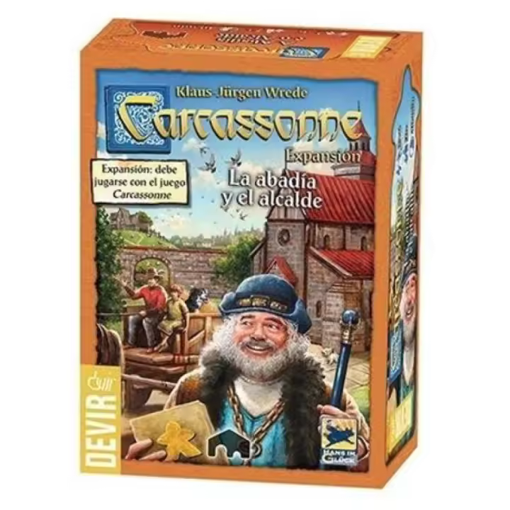 Juego de mesa devir carcassonne la abadia y el alcalde - 1