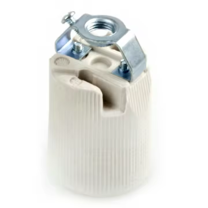 PORTA-LÂMPADAS PORCELANA M10 E14 ONLEX RETRÁTIL - 1