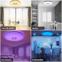 Lámpara De Techo LED RGB Bluetooth Compatible Regulable Para Decoración De Hogar 2800K-6500K Para Dormitorio Y Sala De Estar - details 2
