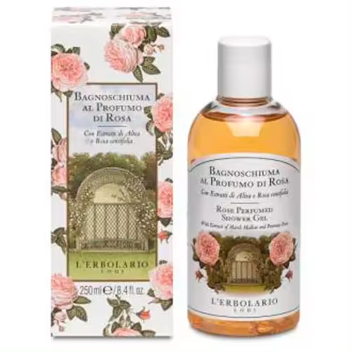 Gel de Baño L'Erbolario Rosa 250ml - Piel Suave y Aterciopelada - 1