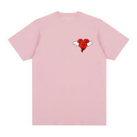 Camiseta Hip Hop Corazón Kanye West Vintage Algodón Para Hombres Y Mujeres Camiseta Casual De Cuatro Estaciones - details 7
