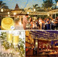 Guirnalda De Navidad Con 2M-10M 10/20/40/80 LEDS Luz De Cinta Faeirita Para Dormitorio Boda Fiesta Decoración De Valentine Con Pilas Incluidas - details 10