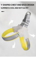 Harnés Reflectante Para Perros Pequeños Y Medianos Gato Cordero Sin Pulla Chaleco Con Correa Para Pecho Para Pug Chihuahua Bulldog Suministros - details 3