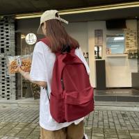 Mochila Estudiantil Para Mujer Impermeable De Gran Capacidad Moda INS Bolsa De Viaje Bolso Escolar Con Manijas Suaves Y Cierre De Cremallera - details 5
