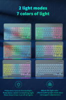 Teclado Inalámbrico Bluetooth Para Tableta Android iOS Windows Con Iluminación RGB Teclado Ratón Compatible Con iPad Y Teléfono - details 1
