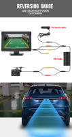 Monitor De Cámara Trasera Para Coche KTYDKP De 4.3 Pulgadas Pantalla TFT LCD LED Instalación Fácil Ángulo De Visión 120° ABS - details 6
