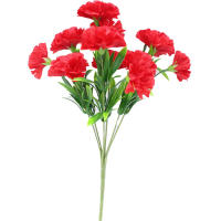 10 Cabezas De Carnaciones Artificiales Para Decoración De Hogar Y Festivales Flores De Seda Multicolor Especiales Para Bodas Y Fiestas - details 4