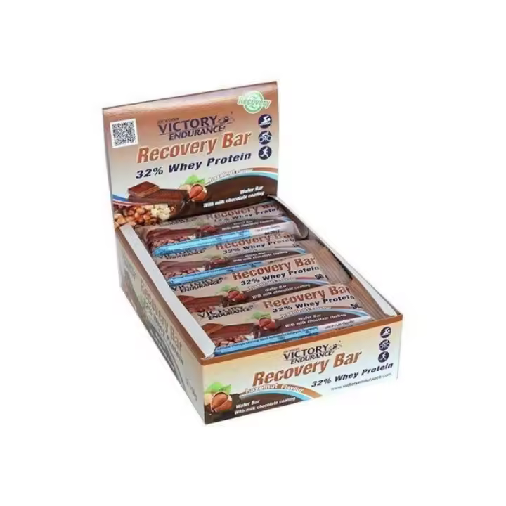 Joe Weider - Victory Endurance - Recovery Bar 32% Protein - 12 x 50 grs - Hazelnut - 1