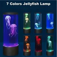 Lámpara De Noche De Medusa Con Cambios De Color Múltiples 8 Pulgadas USB Plug in Atmosphere Light Luz De Ambiente Contemporánea Para Estudio - details 1