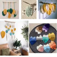 Cordón De Algodón Colorido Hecho a Mano Para Decoración Bohemia 4mm 100% Algodón Tejido Macramé DIY Para Casamiento Y Hogar 110 Yardas - details 0