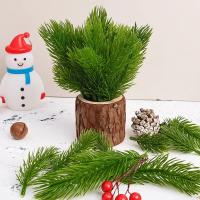 Guirnalda De Pino Artificial Para Decoración Navideña Ramas De Pino Plásticas Para Bodas Y Decoración Del Hogar Paquetes De 100/50/10 Piezas - details 4
