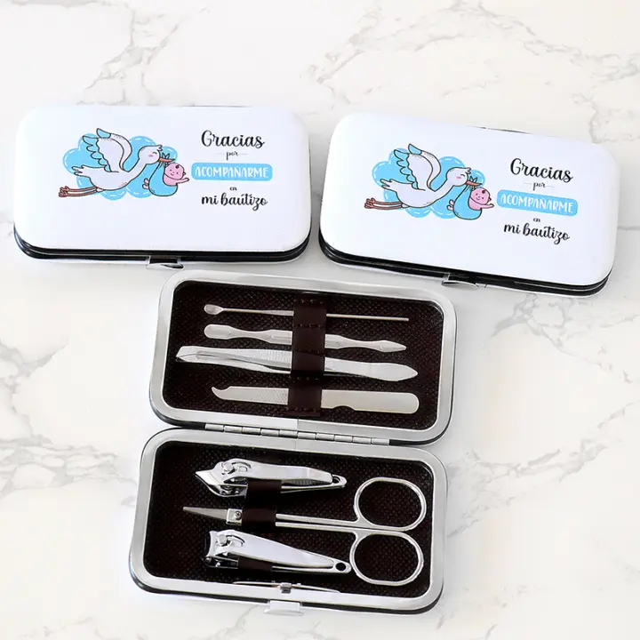 Pack de 6 a 48 unidades de Set manicura, Set de manicura de bautizo, Diseños para niña y para niño, Recuerdos de bautizo, Regalos para invitados, Detalles para regalar a invitados, Regalantes.com - 1