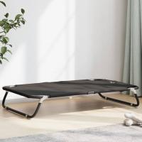 vidaXL Cama para perros plegable tela oxford y acero gris antracita Dimensiones 70 x 46 x 18 cm, 80 x 55 x 18 cm, 105 x 65 x 18 cm - details 2