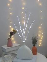 Luz De Ramas De Abeto Blanco LED Para Decoración De Navidad Y Año Nuevo Guirnalda De Luz Festiva Para Bodas Y Fiestas Luces De Navidad Para Mesa De Comedor - details 6