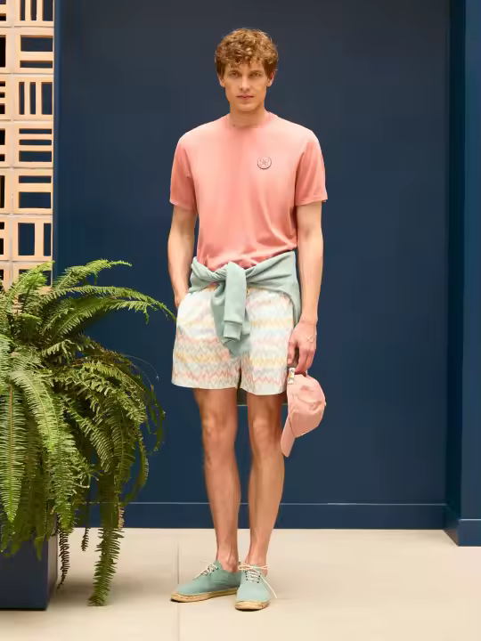 Silbon - Camiseta logo smile coral - 1