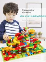 Bloques De Carreras De Mármol DIY 168-336PCS Juego De Construcción De Laberinto Con Bola Y Slide De Cono Para Niños Regalo De Navidad - details 0