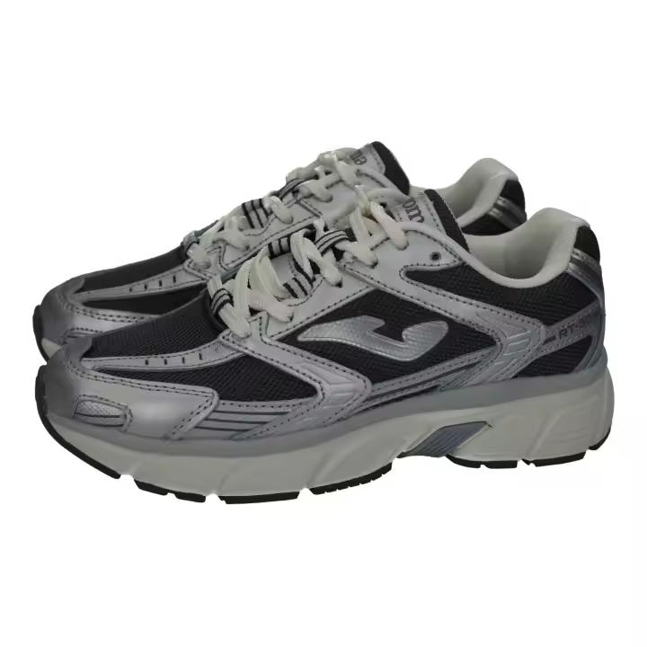 Zapatillas marca JOMA para mujer en color gris. Zapatillas Joma para hombre, deportivas en color gris y negro, suela cómoda y transpirables. - 1