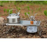 Mesa Plegable De Acero Inoxidable Para Camping Y Barbecue Accesorios De Fogón Multifuncional Portátil DUTRIEUX Originales En China - details 7