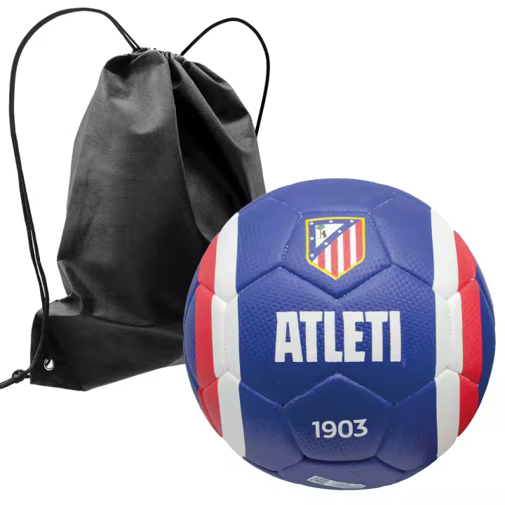 Balón Atlético de Madrid 1903 Oficial ATM Talla 5 Color Azul con Escudo + Mochila Negra | Producto Oficial - 1
