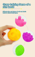 Juguete Sensorial Para Bebé Bolas Tactiles Con Ruidos Pelota De Toque Para Desarrollo Sensorial Infante Textura Suave Geométrica Inflable Musical - details 7