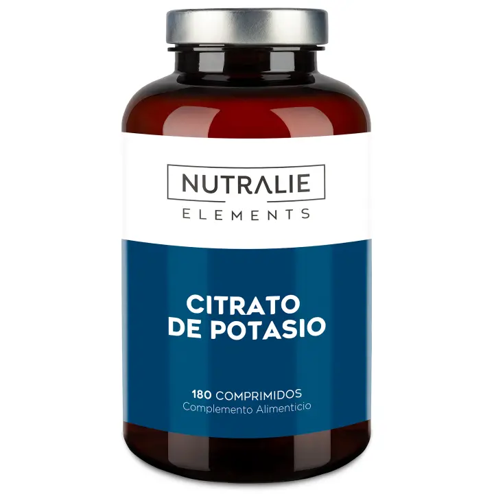 Potasio - Citrato de Potasio - Alta Dosis - 2880mg - Elemento Potasio Puro +1000mg - Músculos - Potassium Citrate - 180 Comprimidos - Nutralie - 1