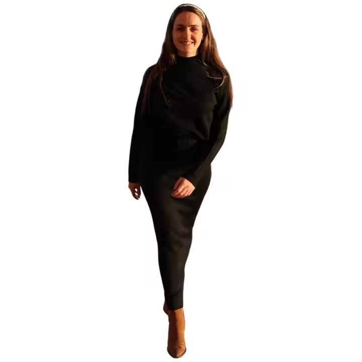 Everlyx - Conjunto de Punto de Jersey y Falda - Conjuntos de Lana - Moda de Mujer - Modelo Ibby - 1