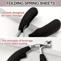 Tijeras De Uñas De Acero Inoxidable Modernas Con Hoja Concava Clipper De Uñas Pesado Con Diseño Curvado Apertura Grande - details 1