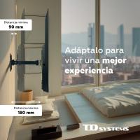 Soporte de TV pared articulado e inclinable de perfil bajo para pantallas de 14 a 50 pulgadas. VESA máximo de 200 x 200 mm - TD Systems P20X25A122 - details 2