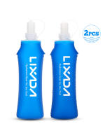 Bote De Agua Deportivo Lixada 500ml Plegable Y Suave Para Exterior Bicicleta Senderismo Correr Escalada Sin BPA - details 6