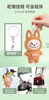 Nueva Muñeca De Llavero Labubu De Dibujos Animados Q Versión Con Cara Cambiante Juguete Para Buzón Decoración Regalo Para Niños Y Niñas Kawaii Tamaño 9.5cm - details 6