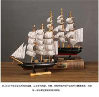 Modelo De Barco Pirata De Madera 16cm Pequeño Barco De Seda Para Decoración De Pastel Y Hogar Estilo Mediterráneo - details 14