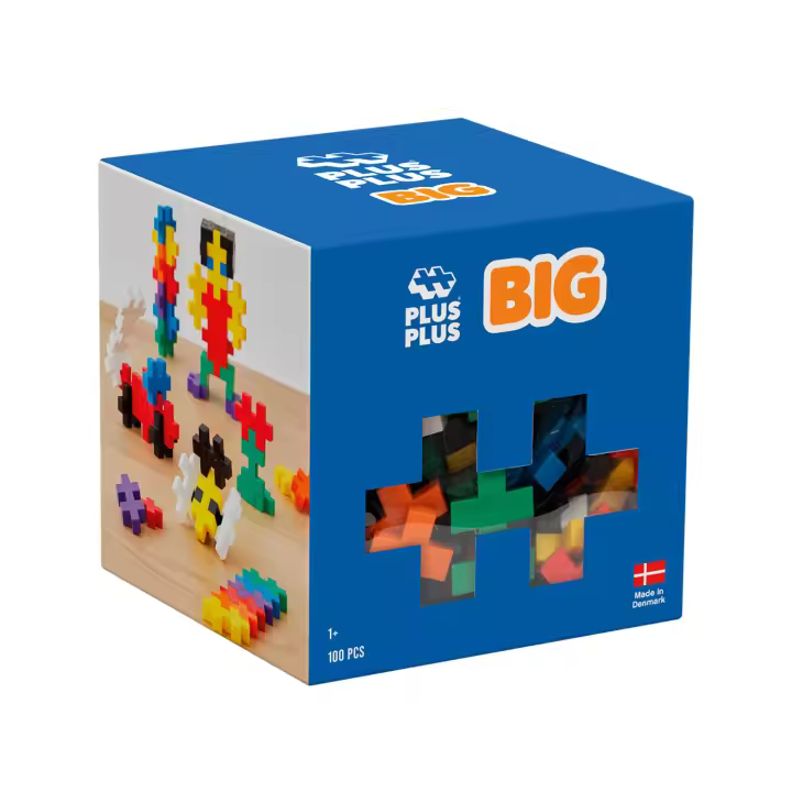 Plus Plus Big Basic - Puzzle 5 Años Básico 100 Pcs  Puzzles 5 Años O Más  Rompecabezas Niños  Juguetes Niños 5 Años O Más  Juegos Educativos Niños 5 Años O Más - 1
