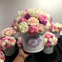 10/20/30Pcs Rosas Artificiales De EPE De 8cm Para Decoración De Boda Fiesta De Casa DIY Suministros De Scrapbook - details 4