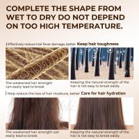 Cepillo de secador de pelo, potente secador de pelo 8 en 1, equipado con un rizador automático de iones negativos de alta velocidad de 110.000 rpm, sistema profesional de modelado y secado de aire con cabello rizado abundante - details 2