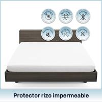 DECASATEXTIL - Protector de Colchón Rizo Impermeable, Transpirable y Antiácaros para Protección Total- Diferentes Medidas- - details 0
