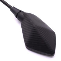Espejo Retrovisor Convexo Universal Para Motocicleta Scooter E-Bike Barra Final De Manillar Espesos 8mm 10mm Accesorios De Motocicleta - details 3