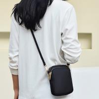 Bolso Mini Mujer Cruzado Con Cremallera Bolso De Hombro Multifuncional Vertical Monedero Móvil Negro Bolsos De Caminar - details 3