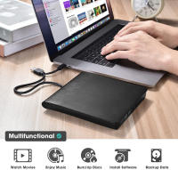 Empuñadura Externa De DVD RW CD USB 3.0 Slim Para Portátil Y PC Lectura Y Escritura De Opticas Instalación Ultra Delgada - details 1