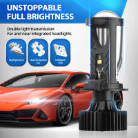 Faros De Coche LED De Alta Potencia 180W Canbus H4 Proyector Lente Integrado 3570 CSP Chip Para Faros Delanteros Izquierdos 12V 24V Universal - details 1
