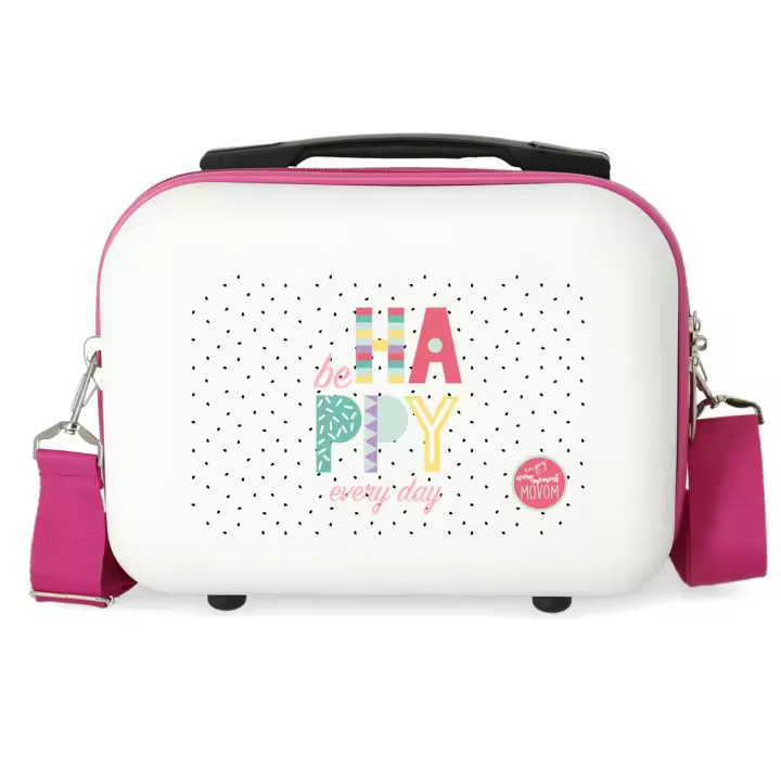 Movom Neceser De Viaje ABS Be Happy Rosa - 1