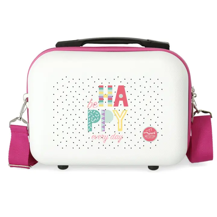 Movom Neceser De Viaje ABS Be Happy Rosa - 1