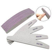 Kit Profesional De 5 Piezas De Archos Para Uñas Con Papel De Arena Doble Cara Y Forma De Media Luna Herramientas De Manicura Y Pintauñas De Alta Calidad - details 4